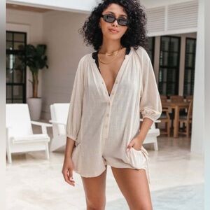 Sienna Button Down Romper